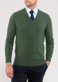 Alan Paine Long Sleeve V Neck