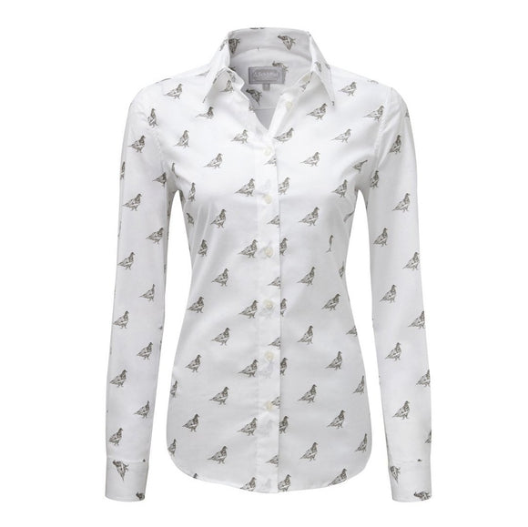 Schoffel Norfolk Shirt Grey Ptarmigan